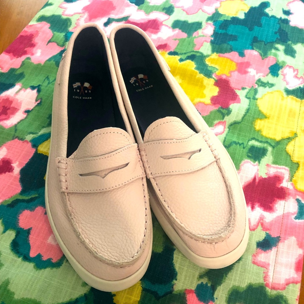 Cole Haan Pink Loafers